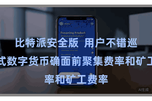 比特派安全版  用户不错巡视各式数字货币确面前聚集费率和矿工费率