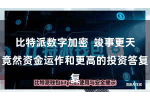 比特派数字加密 竣事更天竟然资金运作和更高的投资答复