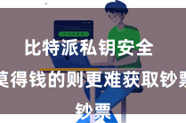 比特派私钥安全  莫得钱的则更难获取钞票